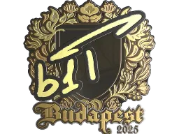 Sticker | b1t (Gold) | Budapest 2025