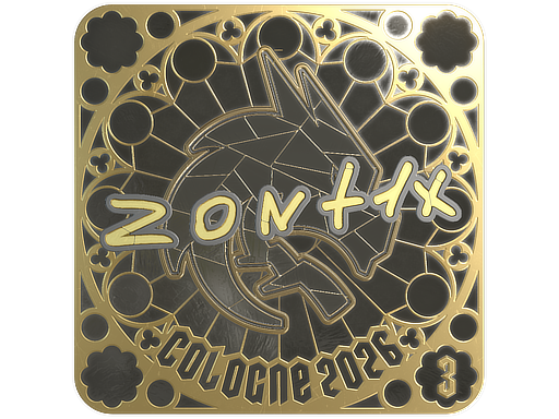 Sticker | zont1x (Gold, Ranked) | Cologne 2026