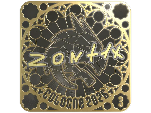 Sticker | zont1x (Gold, Ranked) | Cologne 2026
