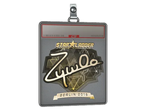 Sticker Slab | ZywOo (Gold) | Berlin 2019