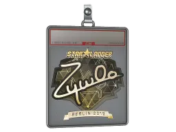 Sticker Slab | ZywOo (Gold) | Berlin 2019