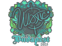 Sticker | woxic | Budapest 2025