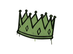 Sealed Graffiti | King Me (Battle Green)