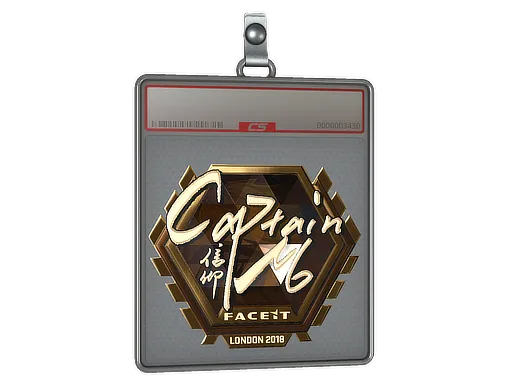 Sticker Slab | captainMo (Gold) | London 2018