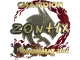 Sticker | zont1x (Gold, Champion) | Shanghai 2024 CS2 skin