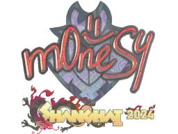 Sticker | m0NESY (Holo) | Shanghai 2024