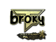 Sticker | broky (Gold) | Antwerp 2022