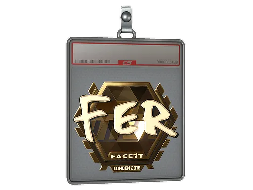 Sticker Slab | fer (Gold) | London 2018
