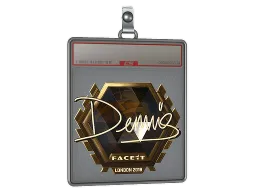 Sticker Slab | dennis (Gold) | London 2018