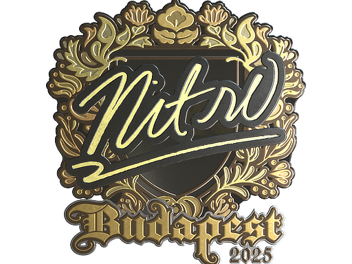 Sticker | nitr0 (Gold) | Budapest 2025
