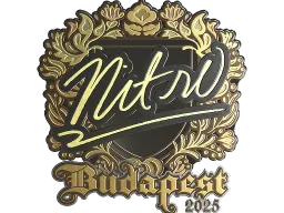 Sticker | nitr0 (Gold) | Budapest 2025