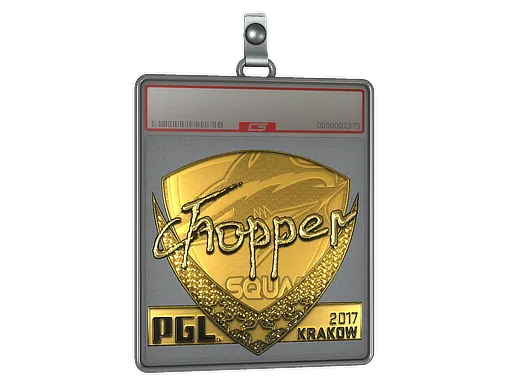 Sticker Slab | chopper (Gold) | Krakow 2017