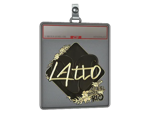 Sticker Slab | latto (Gold) | Rio 2022