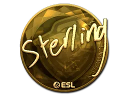 Sticker | sterling (Gold) | Katowice 2019
