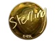 Sticker | sterling (Gold) | Katowice 2019 CS2 skin