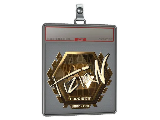 Sticker Slab | tiziaN (Gold) | London 2018