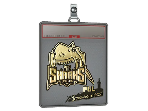 Sticker Slab | Sharks Esports (Gold) | Stockholm 2021