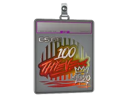 Sticker Slab | 100 Thieves (Foil) | 2020 RMR