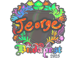 Sticker | jeorge (Holo) | Budapest 2025