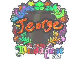 Sticker | jeorge (Holo) | Budapest 2025
