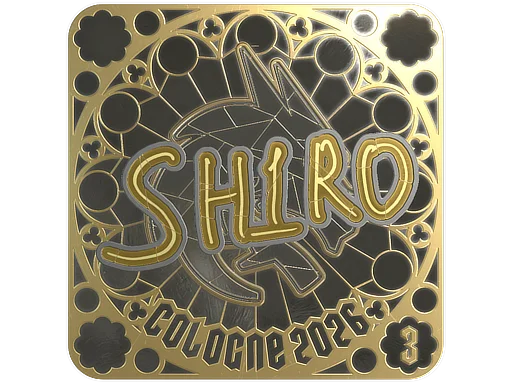 Sticker | sh1ro (Gold, Ranked) | Cologne 2026