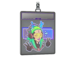Sticker Slab | V For Victory (Holo)