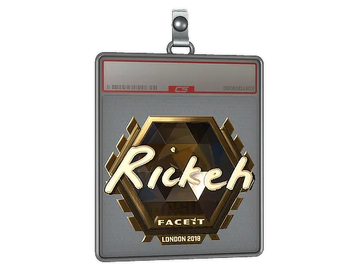 Sticker Slab | Rickeh (Gold) | London 2018