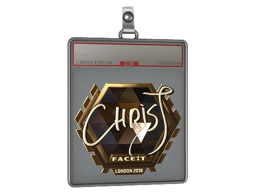 Sticker Slab | chrisJ (Gold) | London 2018