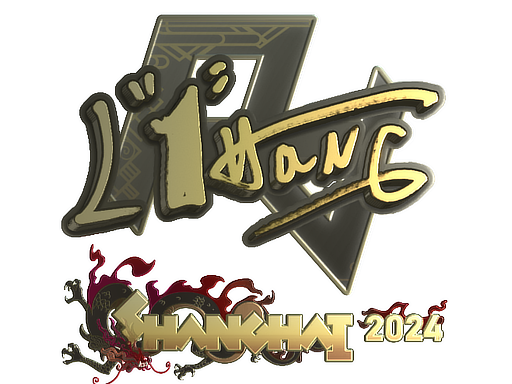 Sticker | L1haNg (Gold) | Shanghai 2024