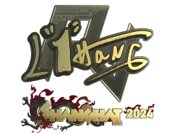 Sticker | L1haNg (Gold) | Shanghai 2024