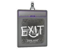 Sticker Slab | exit (Foil) | Austin 2025