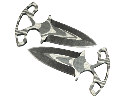 ★ Shadow Daggers | Black Laminate (Well-Worn)