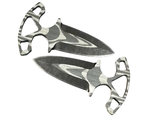 ★ StatTrak™ Shadow Daggers | Black Laminate (Well-Worn)