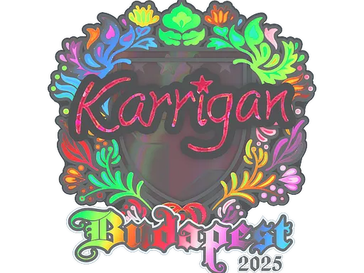 Sticker | karrigan (Holo) | Budapest 2025