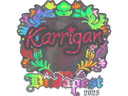 Sticker | karrigan (Holo) | Budapest 2025