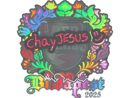 Sticker | chayJESUS (Holo) | Budapest 2025