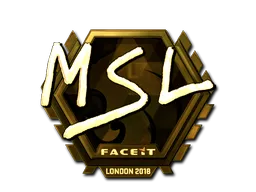 Sticker | MSL (Gold) | London 2018