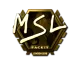 Sticker | MSL (Gold) | London 2018 CS2 skin