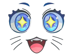Sticker | Kawaii Eyes (Glitter)