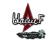 Sticker | blameF (Glitter) | Antwerp 2022 CS2 skin