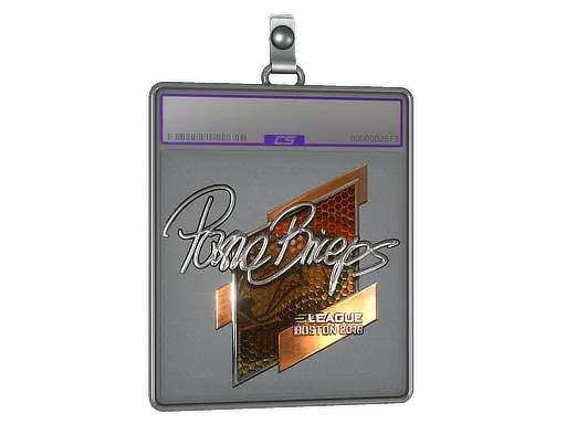Sticker Slab | pashaBiceps (Foil) | Boston 2018
