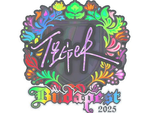 Sticker | Tiger (Holo) | Budapest 2025