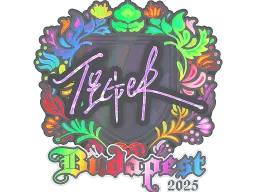 Sticker | Tiger (Holo) | Budapest 2025