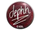 Sticker | dephh | Katowice 2019 CS2 skin