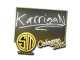 Sticker | karrigan | Cologne 2015 CS2 skin
