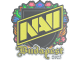 Sticker | Natus Vincere (Embroidered) | Budapest 2025