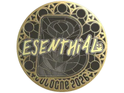 Sticker | esenthial (Gold) | Cologne 2026