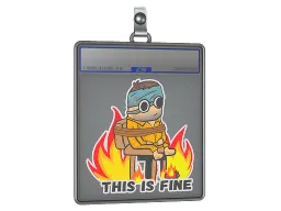 Sticker Slab | This Is Fine (H)