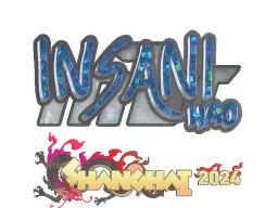 Sticker | insani (Glitter) | Shanghai 2024
