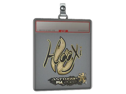 Sticker Slab | HooXi (Gold) | Antwerp 2022
